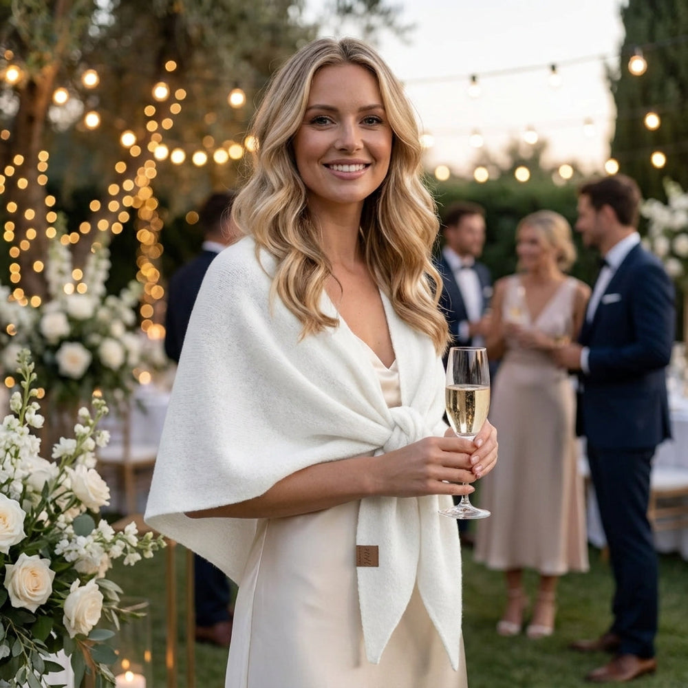 Elegant Occasion Shawl-Cape