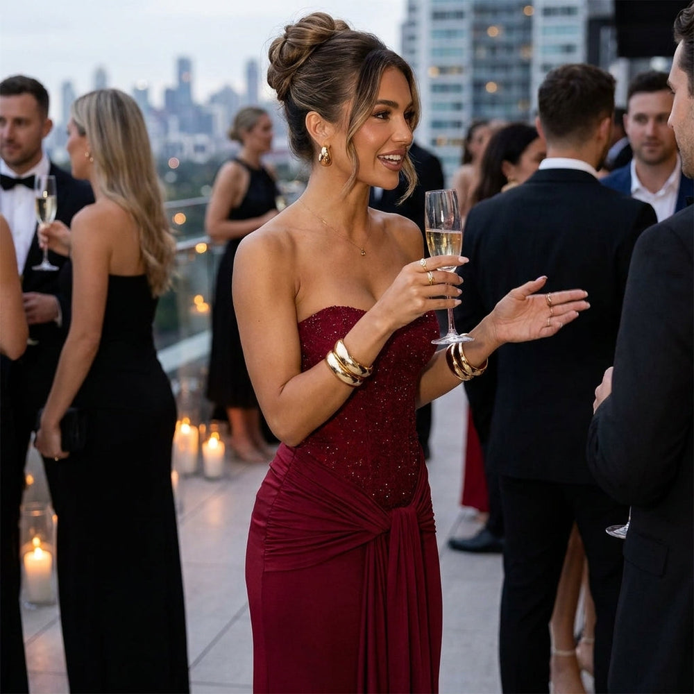 Auria Twist Gown