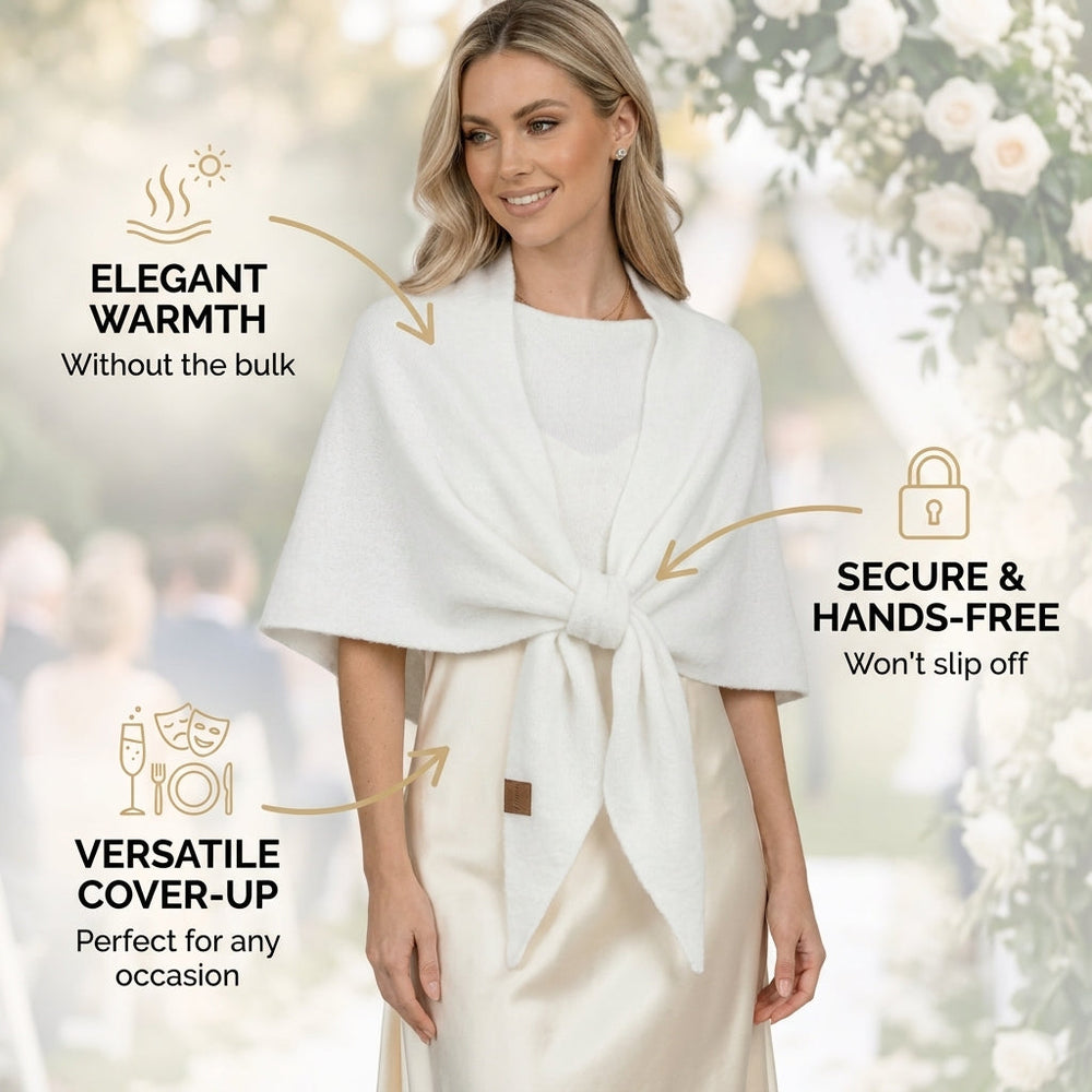 Elegant Occasion Shawl-Cape