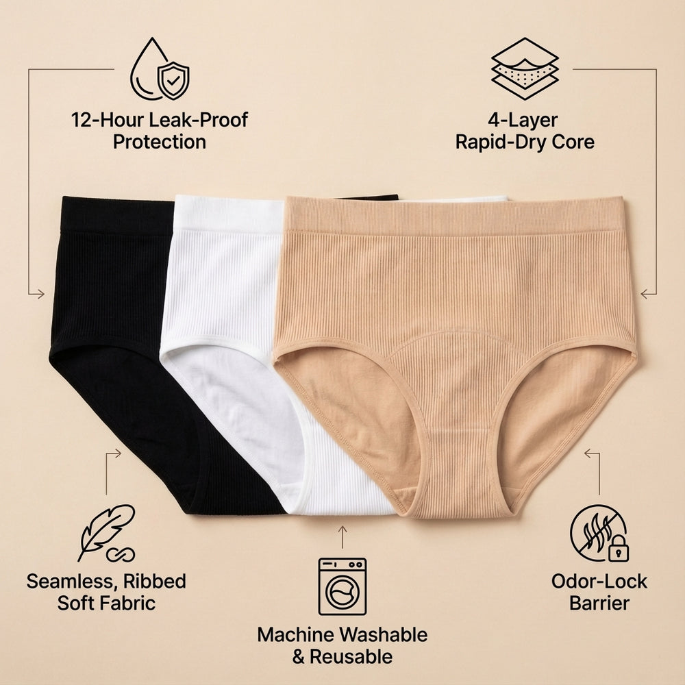 (PACK 3X) Incontinence Underwear