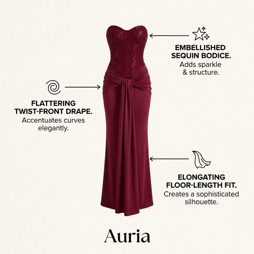 Auria Twist Gown